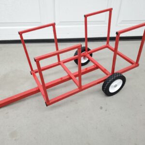 Pedal Tractor Log Cart Red