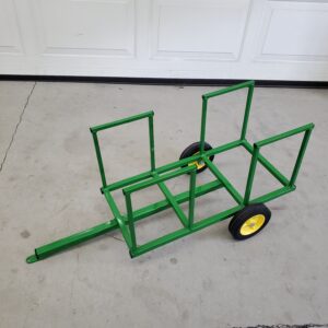 Pedal Tractor Log Cart Green