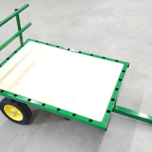 Green Pedal Tractor Flat Cart