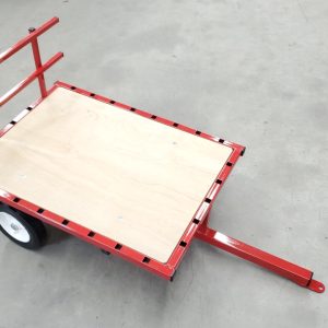 Red Pedal Tractor Flat Cart
