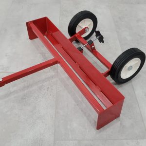 Pedal Tractor Box Grader Attachment Red