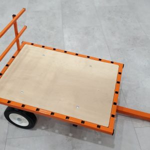 Orange Pedal Tractor Flat Cart