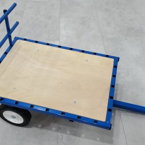 Blue Pedal Tractor Flat Cart