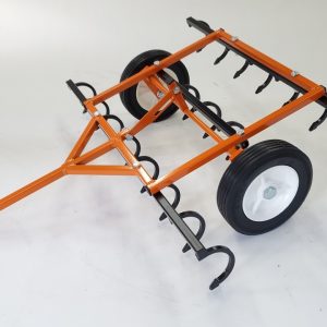 Pedal Tractor Field Cultivator Attachment Orange